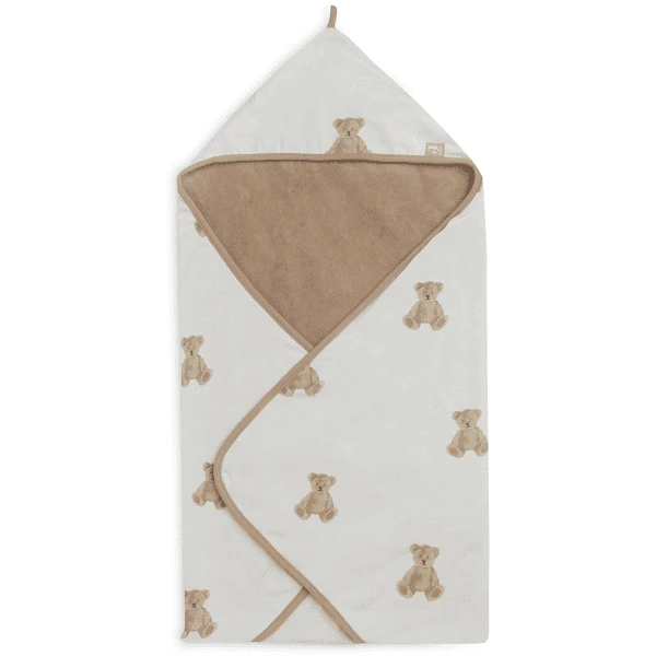 Jollein Kaphanddoek 75x75cm Teddy Bear 5 Jollein Kaphanddoek 75x75cm Teddy Bear - Afbeelding 3