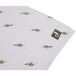 Jollein Knuffeldeken Mousseline 115x115 Cm Olive - Leaf Green -MiniMoois jollein knuffeldeken mousseline 115x115 cm olive leaf green a385485 1