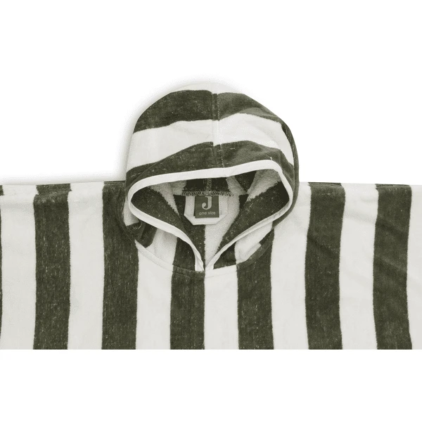 Jollein Zwemponcho Stripe Terry Leaf Green 5 Jollein Zwemponcho Stripe Terry Leaf Green - Afbeelding 3