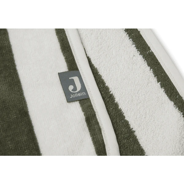 Jollein Zwemponcho Stripe Terry Leaf Green 6 Jollein Zwemponcho Stripe Terry Leaf Green - Afbeelding 4