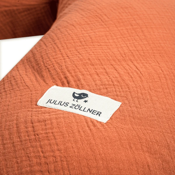 JULIUS ZÖLLNER Borstkussentje In Mousseline Rust 4 JULIUS ZÖLLNER Borstkussentje In Mousseline Rust - Afbeelding 2