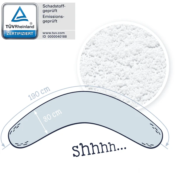 JULIUS ZÖLLNER Verpleegkussen Nappi Organic Grape 7 JULIUS ZÖLLNER Verpleegkussen Nappi Organic Grape - Afbeelding 5