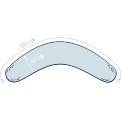 JULIUS ZÖLLNER Verpleegkussenhoes Terra Blauw -MiniMoois julius zoellner verpleegkussenhoes terra blauw a300991 1