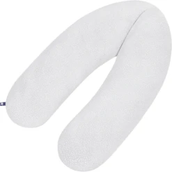 JULIUS ZÖLLNER Voedingskussen Tiny Squares Grey 190 Cm -MiniMoois julius zoellner voedingskussen tiny squares grey 190 cm a258014 1