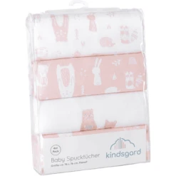 Kindsgard Spuugdoeken Handklad 4-pack Roze