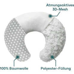 KOALA BABY CARE ® Hug Baby Voedingskussen - Grijs -MiniMoois koala baby care hug baby voedingskussen grijs a408335 3