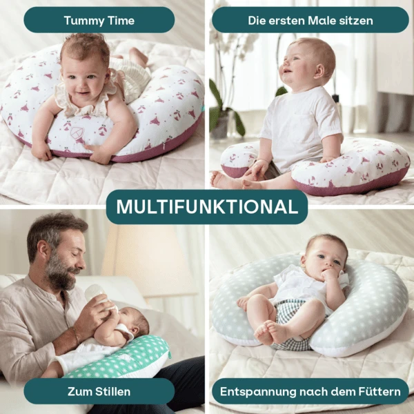KOALA BABY CARE ® Hug Baby Voedingskussen - Paars 7 KOALA BABY CARE ® Hug Baby Voedingskussen - Paars - Afbeelding 5