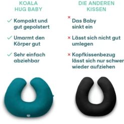 KOALA BABY CARE ® Hug Baby Voedingskussen - Wit -MiniMoois koala baby care hug baby voedingskussen wit a408333 2