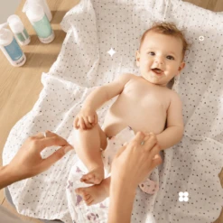 KOALA BABY CARE ® Mousseline Doek Zachte Touch 80 X 80 Cm 3-pack - Paars -MiniMoois koala baby care mousseline doek zachte touch 80 x 80 cm 3 pack paars a408316 3