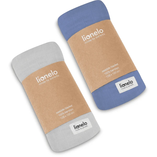 Lionelo Katoenen Mousseline Doek, Grijs Stone 5 Lionelo Katoenen Mousseline Doek, Grijs Stone - Afbeelding 3