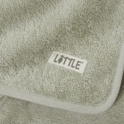 LITTLE Badcape 80x80 Cm Panda Thee Green -MiniMoois little badcape 80x80 cm panda thee green a321019 3