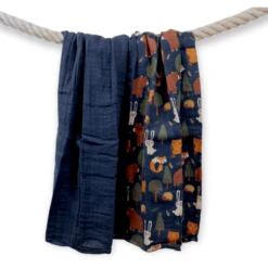 LITTLE Puckdoekjes 2 Stuk Organisch Forest Blauw-grijs 9 LITTLE Puckdoekjes 2 Stuk Organisch Forest Blauw-grijs -MiniMoois little puckdoekjes 2 stuk organisch forest blauw grijs a329252 3