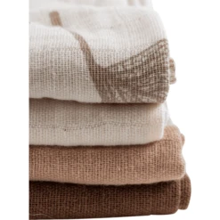 Lullaby Planet Mousseline Watje 65x65cm - Hazelnootbruin -MiniMoois lullaby planet mousseline watje 65x65cm hazelnootbruin a354797 3