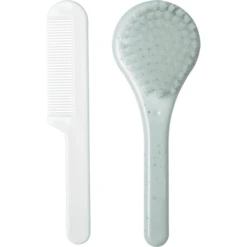Luma ® Baby Care Kam & Penseel Spikkels Mint -MiniMoois luma baby care kam amp penseel spikkels mint a334853 3