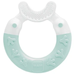 MAM Bijtring Bite & Brush 3+ Maanden, 1 Stuk, Turquoise