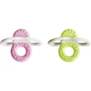 MAM Bijtring Bite & Relax Vanaf 2 Maanden Roze / Groen -MiniMoois mam bijtring bite relax vanaf 2 maanden roze groen a287908