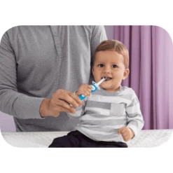 MAM Learn To Brush Set Jongens 6+ Maanden -MiniMoois mam learn to brush set jongens 6 maanden a014118 3