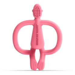 Matchstick Monkey Bijtring Aap, Roze -MiniMoois matchstick monkey bijtring aap roze a369702 2