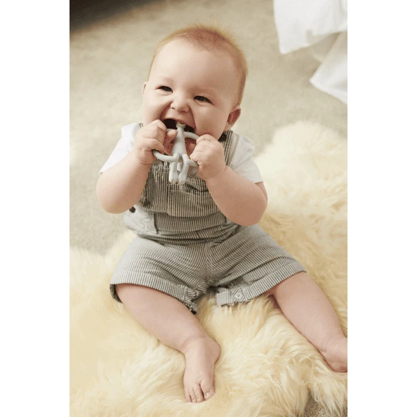 Matchstick Monkey Bijtring Aapje, Lichtgrijs 4 Matchstick Monkey Bijtring Aapje, Lichtgrijs - Afbeelding 2