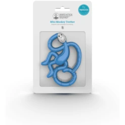 Matchstick Monkey Bijtring Aapje Mini, Blauw -MiniMoois matchstick monkey bijtring aapje mini blauw a369617 4