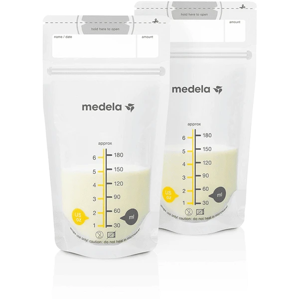 Medela Moedermelk Bewaarzakjes 180 Ml 25 Stuks 4 Medela Moedermelk Bewaarzakjes 180 Ml 25 Stuks - Afbeelding 2