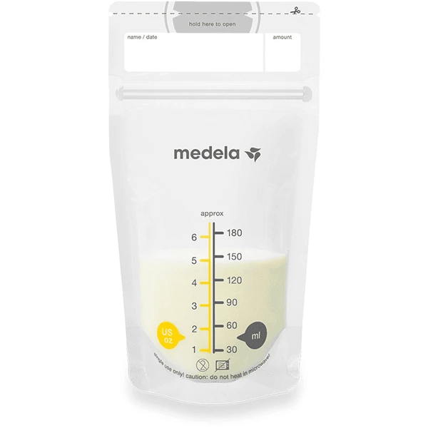 Medela Moedermelk Bewaarzakjes 180 Ml 25 Stuks 3 Medela Moedermelk Bewaarzakjes 180 Ml 25 Stuks