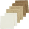 MEYCO Burfdoekjes Set Van 6 Wit/beige/bruin 2 MEYCO Burfdoekjes Set Van 6 Wit/beige/bruin -MiniMoois meyco burfdoekjes set van 6 wit beige bruin a384810