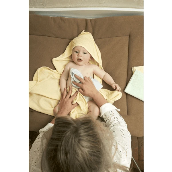 Meyco Hooded Handdoek Uni Soft Yellow 7 Meyco Hooded Handdoek Uni Soft Yellow - Afbeelding 5