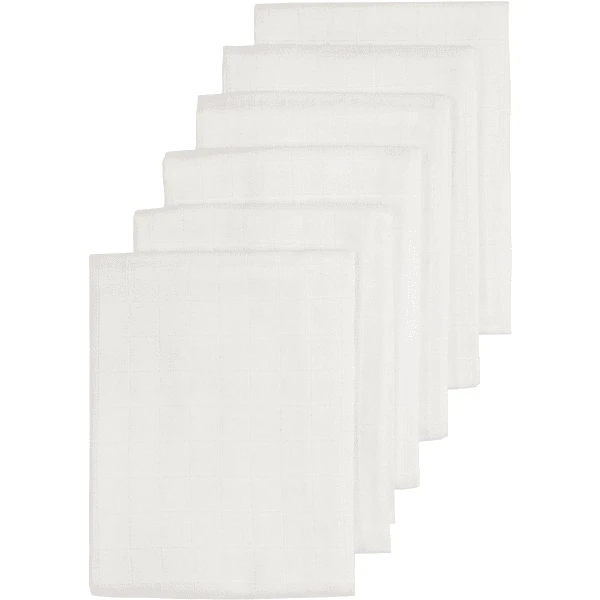 Meyco Hydrofiele Doeken 6-pack Wit 70 X 70 Cm 4 Meyco Hydrofiele Doeken 6-pack Wit 70 X 70 Cm - Afbeelding 2