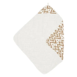 Meyco Ikat Handdoek Met Capuchon Sand -MiniMoois meyco ikat handdoek met capuchon sand a379408 3