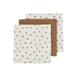 Meyco Muslin Gauze Luiers 3 Pack Mini Panter Toffee -MiniMoois meyco muslin gauze luiers 3 pack mini panter toffee a379397 4