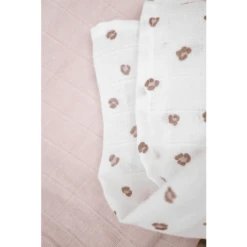 Meyco Muslin Gauze Luiers 3 Pack Mini Panter Zacht Roze -MiniMoois meyco muslin gauze luiers 3 pack mini panter zacht roze a379396 3