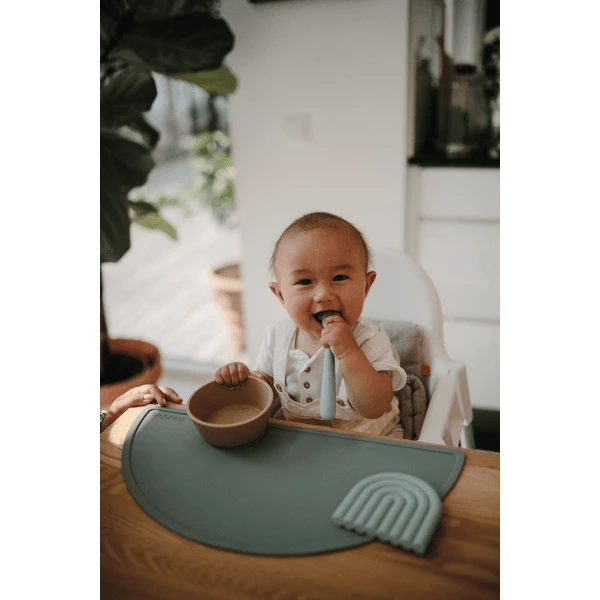 Mushie Bijtring Regenboog, Cambridge Blauw 4 Mushie Bijtring Regenboog, Cambridge Blauw - Afbeelding 2