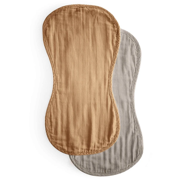 Mushie Burp Doek Mousseline Koffer Yellow /Mist 2-pack 6 Mushie Burp Doek Mousseline Koffer Yellow /Mist 2-pack - Afbeelding 4