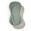 Mushie Burp Doekje Mousseline Roman Green /Mist 2-pack -MiniMoois mushie burp doekje mousseline roman green mist 2 pack a401192