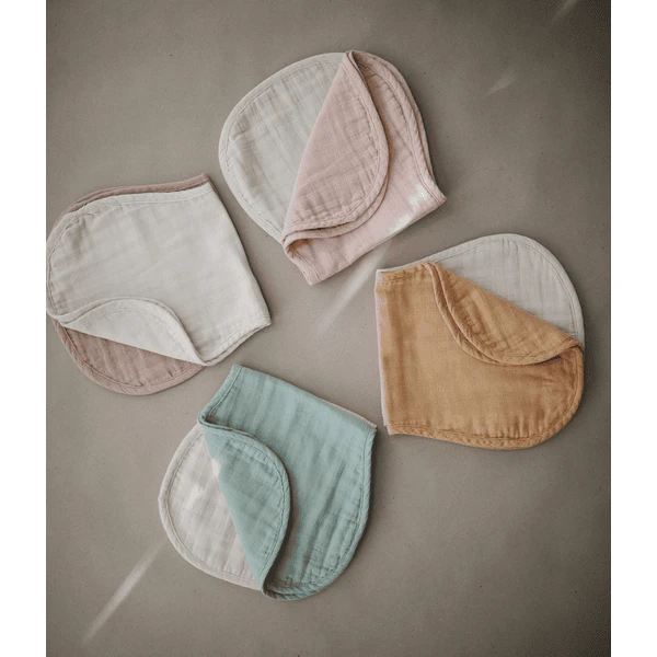 Mushie Keukendoekje Mousseline Blush /Mist 2-pack 7 Mushie Keukendoekje Mousseline Blush /Mist 2-pack - Afbeelding 5