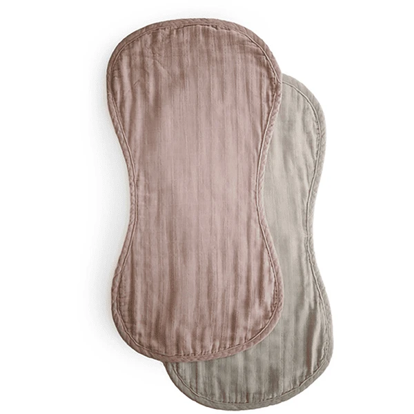 Mushie Keukendoekje Mousseline Blush /Mist 2-pack 3 Mushie Keukendoekje Mousseline Blush /Mist 2-pack