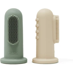 Mushie Vingertandenborstel Cambridge Blauw/Verwisselend Sand 10 Mushie Vingertandenborstel Cambridge Blauw/Verwisselend Sand -MiniMoois mushie vingertandenborstel cambridge blauw verwisselend sand a399468 3