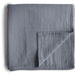 Mushie Wikkeldoek Mousseline Grijs 120 X120 Cm 8 Mushie Wikkeldoek Mousseline Grijs 120 X120 Cm -MiniMoois mushie wikkeldoek mousseline grijs 120 x120 cm a401190 2