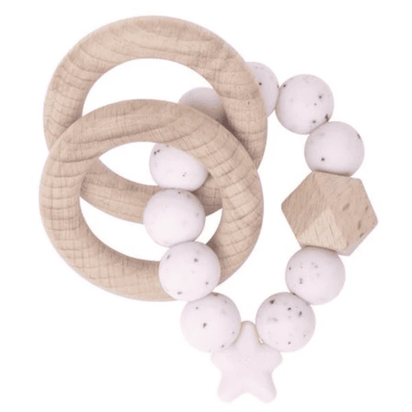 Nibbling Bijt- En Rammelring STELLAR Griffioen Gespikkeld Roze 3 Nibbling Bijt- En Rammelring STELLAR Griffioen Gespikkeld Roze