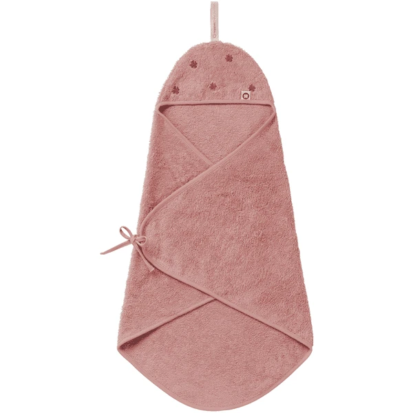 Noppies Badhanddoek Met Capuchon Clover Badstof Misty Rose 7 Noppies Badhanddoek Met Capuchon Clover Badstof Misty Rose - Afbeelding 5