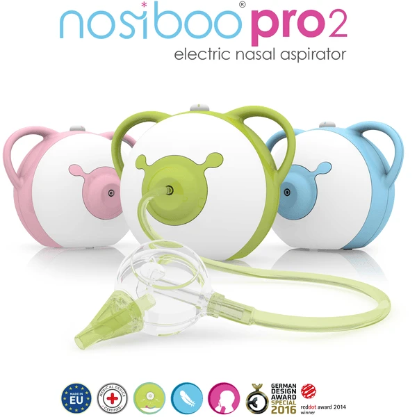 Nosiboo ® Elektrische Neusafzuiger Pro2, Groen 6 Nosiboo ® Elektrische Neusafzuiger Pro2, Groen - Afbeelding 4