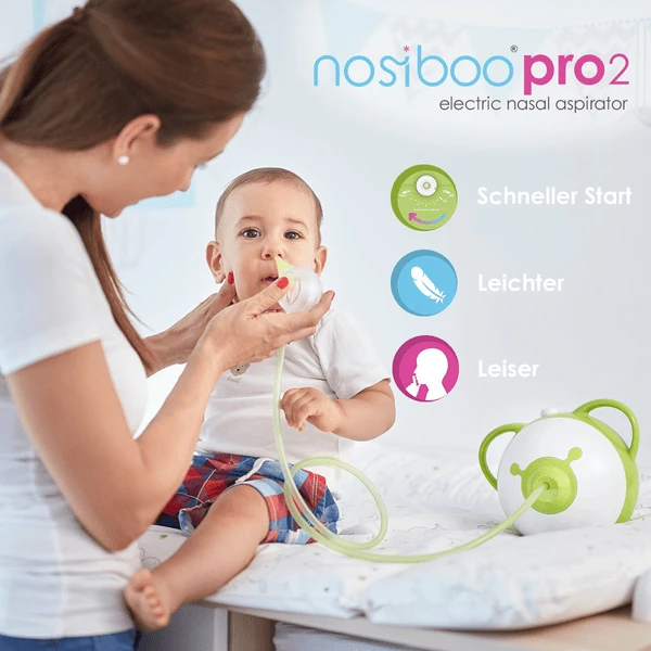 Nosiboo ® Elektrische Neusafzuiger Pro2, Roze 7 Nosiboo ® Elektrische Neusafzuiger Pro2, Roze - Afbeelding 5