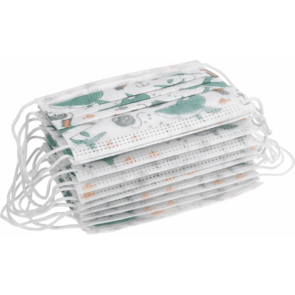 Nuby Nûby Alledaags Wegwerpmasker In Een Verpakking Van 10, Mond-neus Bescherming Voor Kinderen Van 4-12 Jaar, 3-laags Voor Jongens 7 Nuby Nûby Alledaags Wegwerpmasker In Een Verpakking Van 10, Mond-neus Bescherming Voor Kinderen Van 4-12 Jaar, 3-laags Voor Jongens - Afbeelding 5