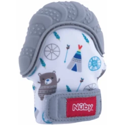 Nuby Nûby Bijthandje Happy Hands In Grijs -MiniMoois nuby bijthandje happy hands in grijs a310362 3