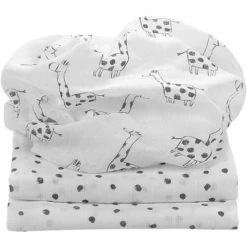 Odenwälder Gaasluiers 3-pak Diep Forest 80 X 80 Cm -MiniMoois odenwaelder gaasluiers 3 pak diep forest 80 x 80 cm a415538 1