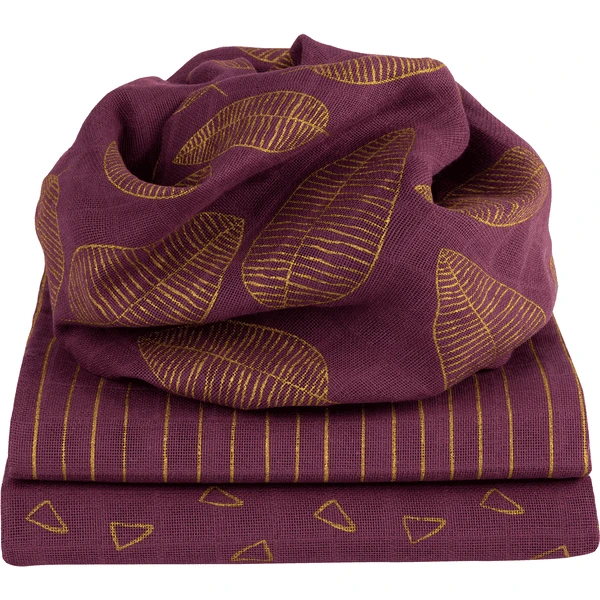 Odenwälder Luiers "gold" 3-pack Cranberry 4 Odenwälder Luiers "gold" 3-pack Cranberry - Afbeelding 2