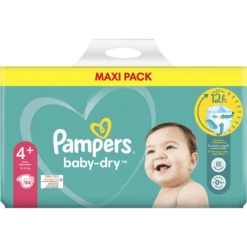 Pampers® Pampers Baby Dry, Gr.4+ Maxi Plus, 10-15kg, Maxi Pack (1x 94 Luiers) -MiniMoois pampers baby dry gr 4 maxi plus 10 15kg maxi pack 1x 94 luiers a342440 3