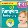 Pampers® Pampers Baby-Dry Luiers, Maat 4+, 10-15kg, Maxi Pack (1 X 94 Luiers)