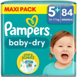 Pampers® Pampers Baby-Dry Luiers, Maat 5+, 12-17 Kg, Maxi Pack (1 X 84 Luiers) 8 Pampers® Pampers Baby-Dry Luiers, Maat 5+, 12-17 Kg, Maxi Pack (1 X 84 Luiers) -MiniMoois pampers baby dry luiers maat 5 12 17 kg maxi pack 1 x 84 luiers a413092 2